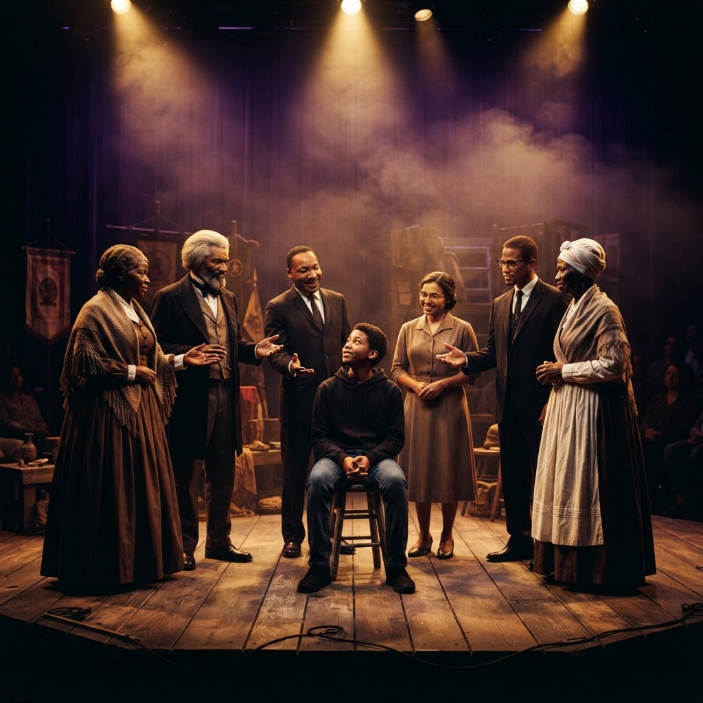 The Visitation scene from The Children's Legacy